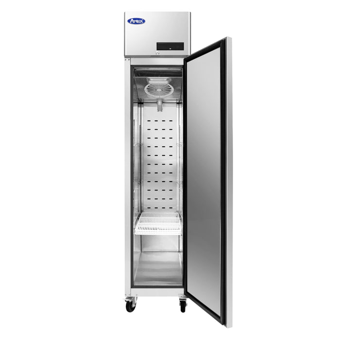 Atosa MBF15RSGR 17" Top Mount Solid Right Door Reach-In Refrigerator - 13 Cu. Ft.