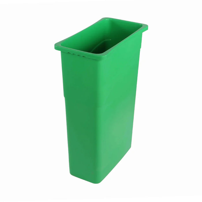 Globe 9514 23 Gallon Slim Trash Can - Green