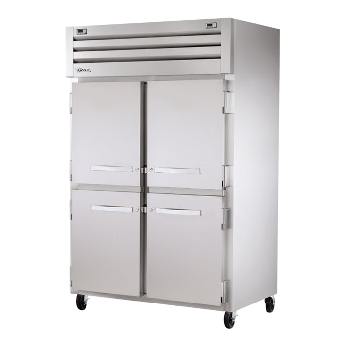 True STA2DT-4HS 52" Solid Half Swing Dual Temperature 4-Door Reach-In Refrigerator / Freezer