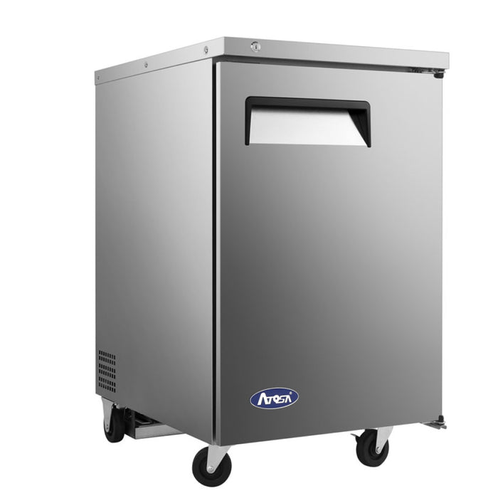 Atosa MBB23GR 23" Solid Door Back Bar Cooler - 8.2 Cu.Ft.