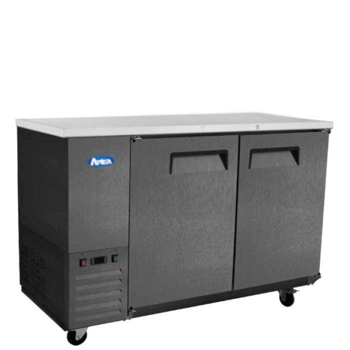 Atosa SBB48GRAUS2 48" Solid 2-Door Back Bar Cooler - 11.5 Cu.Ft.