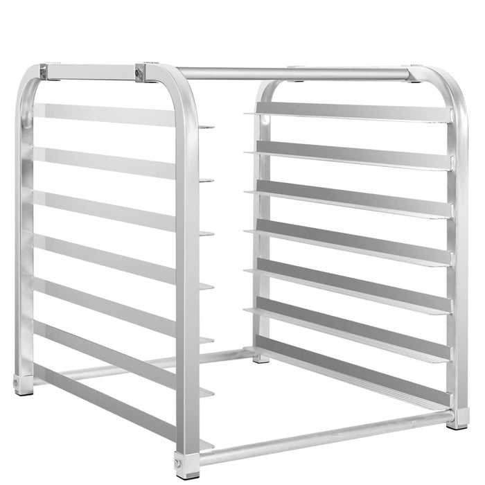 Atosa MPRA-7 7-Tier Sheet Aluminum Pan Rack / Bun Tray Rack with Curved Top