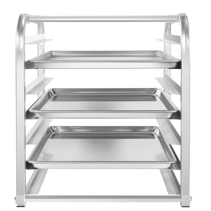 Atosa MPRA-7 7-Tier Sheet Aluminum Pan Rack / Bun Tray Rack with Curved Top