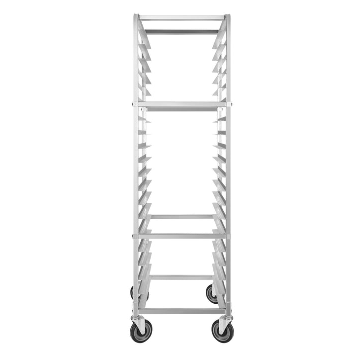 Atosa MPRA-20 20-Tier Sheet Aluminum Pan Rack / Bun Tray Rack with Casters