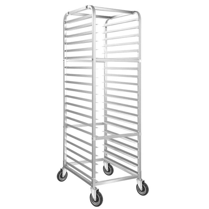 Atosa MPRA-20 20-Tier Sheet Aluminum Pan Rack / Bun Tray Rack with Casters