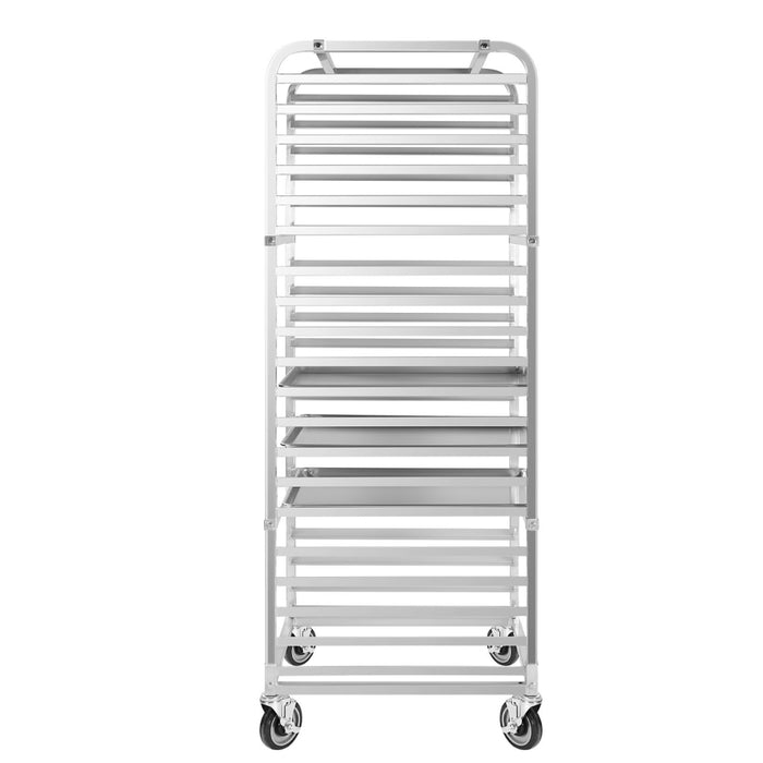 Atosa MPRA-20 20-Tier Sheet Aluminum Pan Rack / Bun Tray Rack with Casters