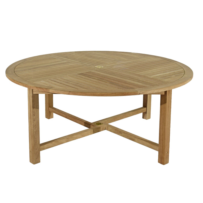 Nella Jakarta 72" Round Dining Table