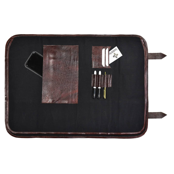 Boldric BOCK109 17-Pocket Black Canvas Roll Knife Bag