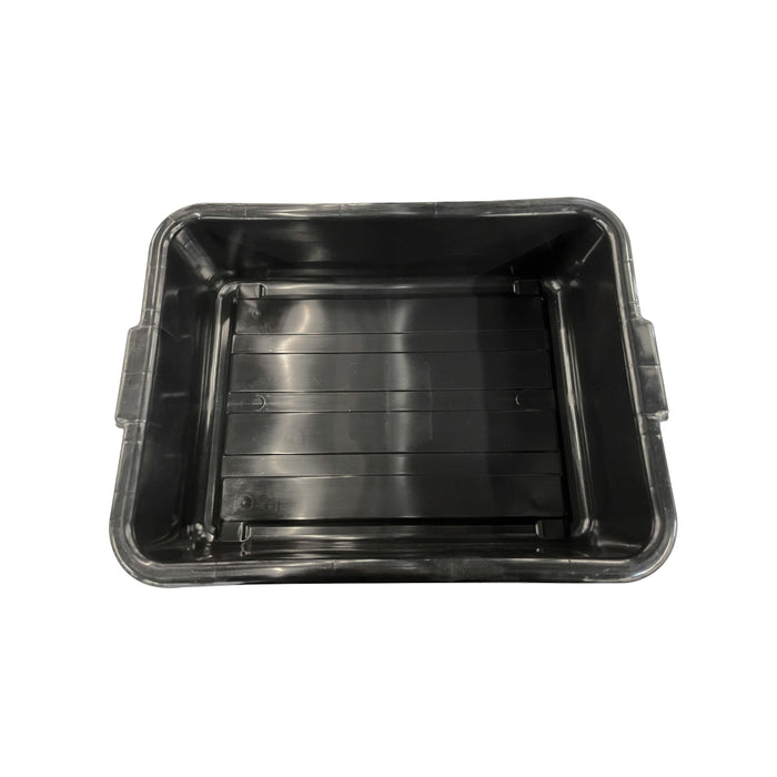 Vollrath 1521B Traex  21.75" x 16" High Density Polyethylene Bus Bin - 5" Deep