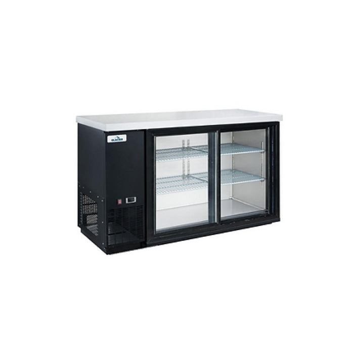 Glacier GBB-61GSD 61" Sliding Two Door Back Bar Cooler