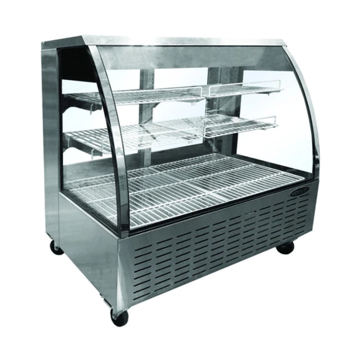 Kool-It KDG-72 71" Refrigerated Curved Glass Deli and Meat Display Case - 26.4 Cu. Ft.