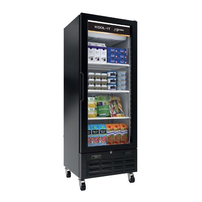 Kool-It LX-14RB 25" Single Glass Door Merchandiser Refrigerator - 11.5 Cu. Ft.