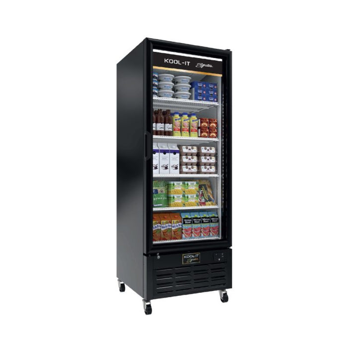 Kool-It LX-24RB 29" Single Glass Door Merchandiser Refrigerator - 19.2 Cu. Ft.