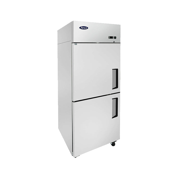 Atosa MBF8007GRL 28" Top Mount Left-hand Hinge 2-Door Reach-in Freezer- 21.4 Cu. Ft.