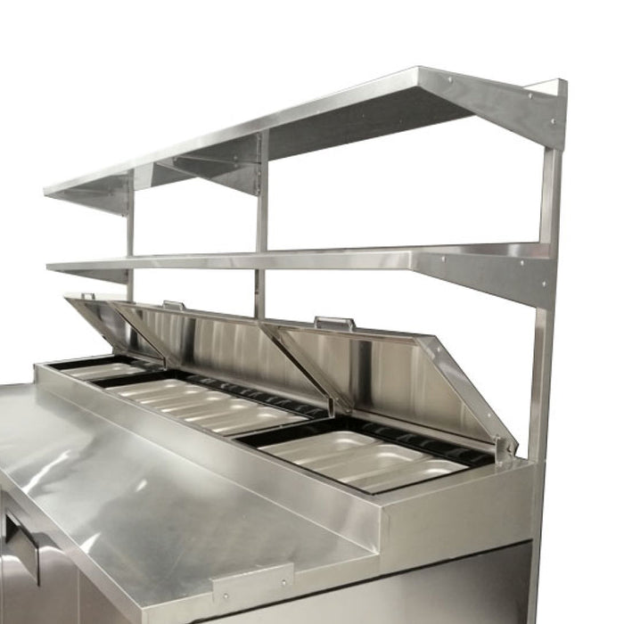 Atosa MROS-93P 93" Stainless Steel Overshelf