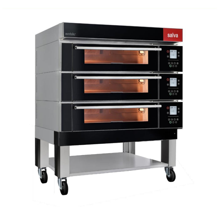 Salva NXM Modular 57.5" Electric 3-Deck Oven with Patisserie Door - NXM-3006-V3-S435