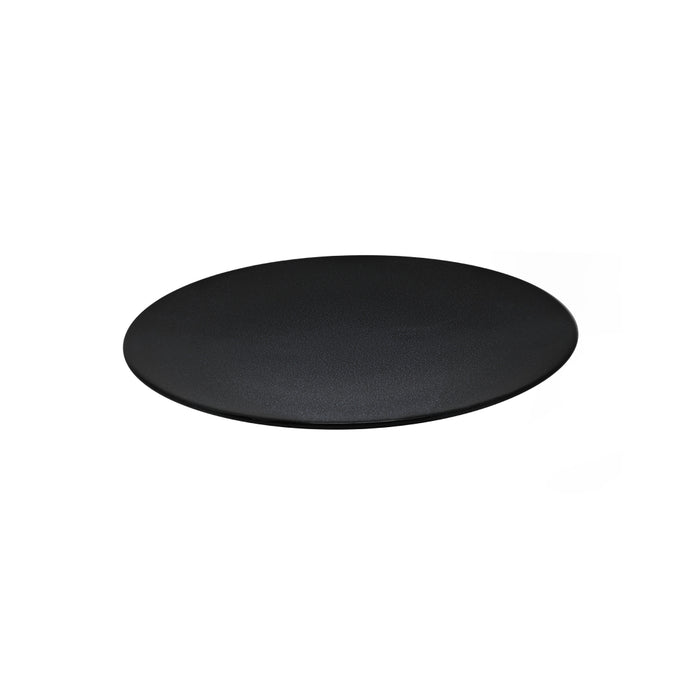 Nella 12.8" Moon Black Porcelain Plate - 12/Case - CP10112 MOON