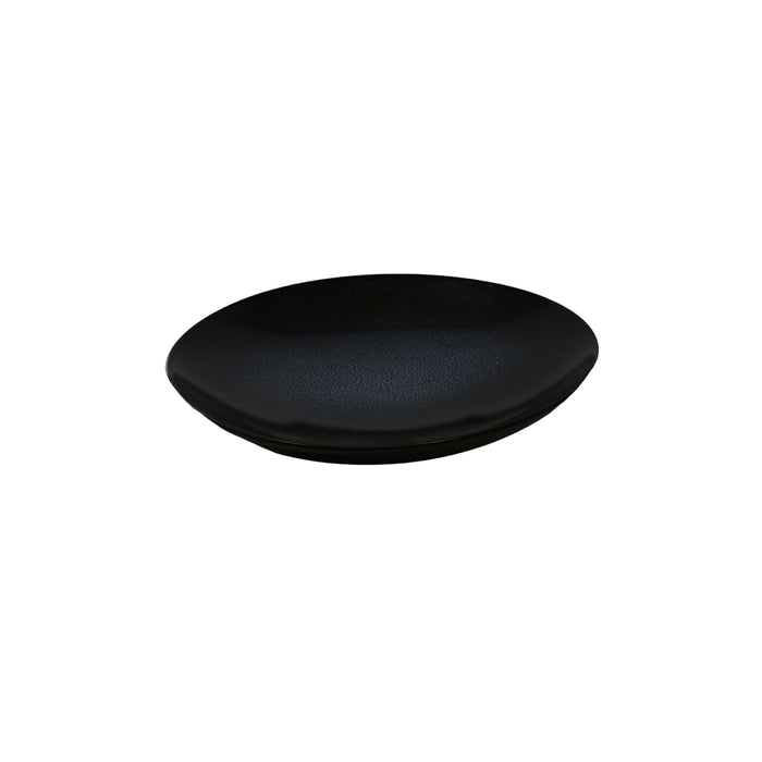 Nella 9.8" Moon Black Porcelain Soup Plate - 24/Case - CP10210 MOON