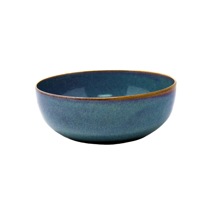 Nella 9.2" Deep Azure Porcelain Salad Bowl - 4/Case - ITB01 AZ