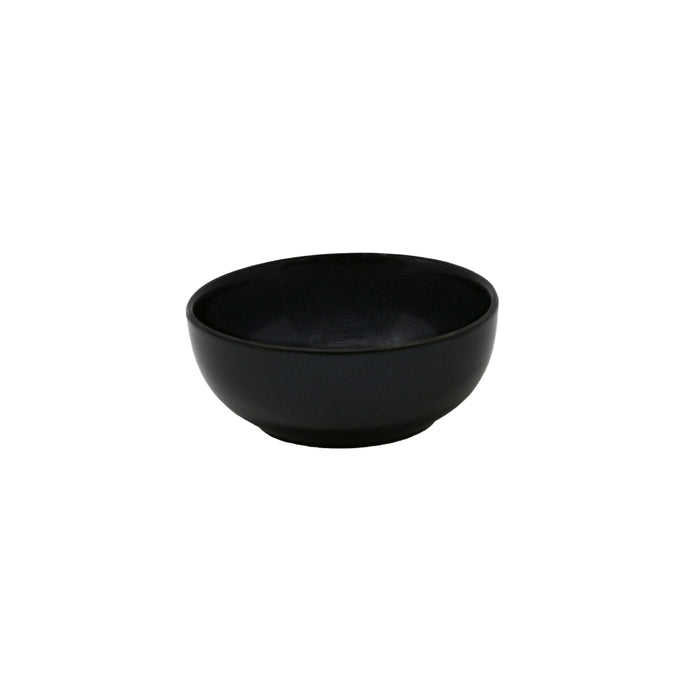 Nella 4.8" Deep Moon Black Porcelain Salad Bowl - 24/Case- ITB05 MOON