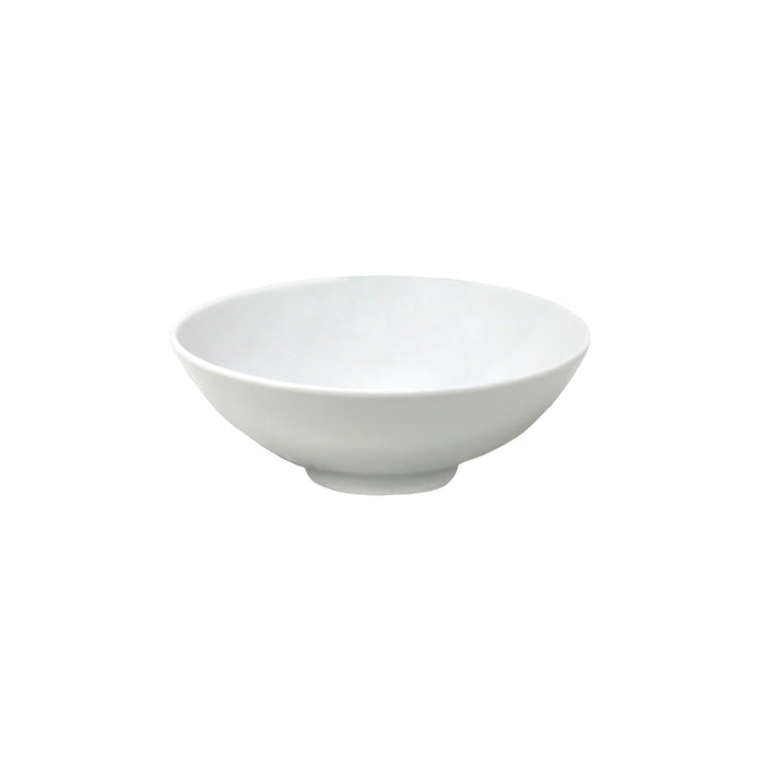 Nella 6" Deep White Porcelain Wok Bowl - 24/Case - ITB07