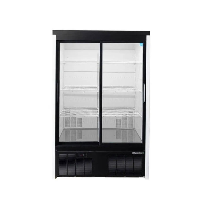 Habco SE40eHC 47.5" 6-Shelf 2 Sliding Door Display Refrigerator