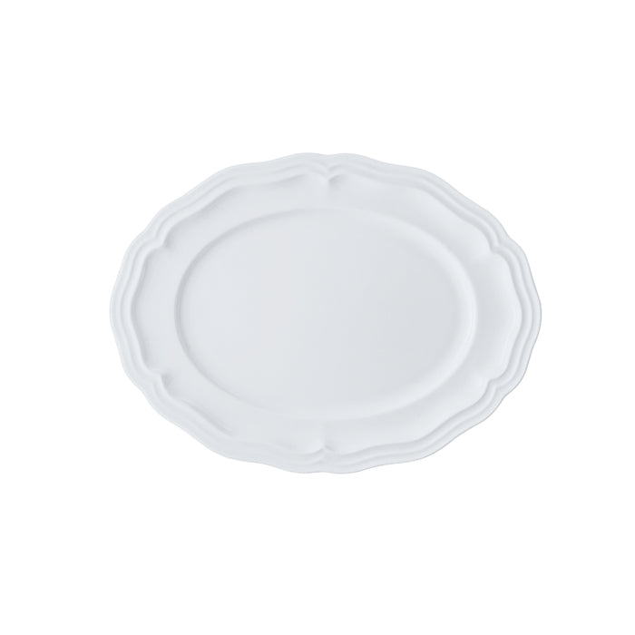 Steelite Adelina 9" x 6.75" Porcelain Rimmed Oval Platter - 24/Case - 6252FP818