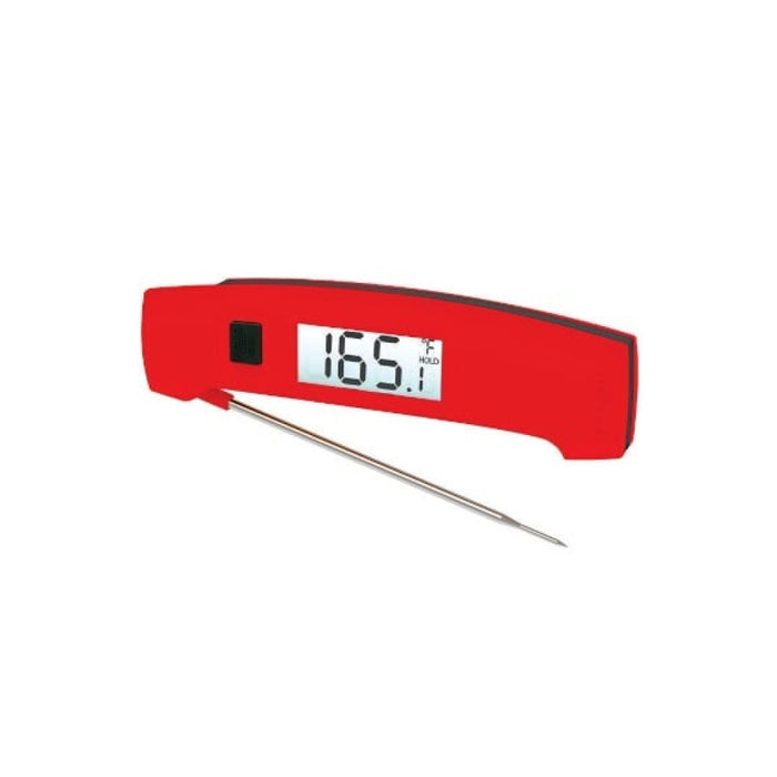 Taylor 5256860 Waterproof Folding Thermocouple Thermometer - Red