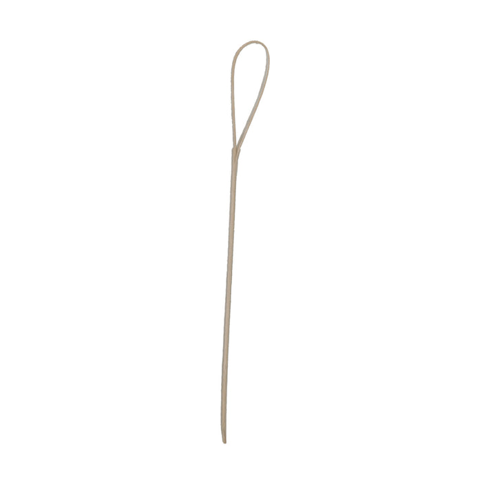 Tablecraft BAMLP45 4.5" Looped Bamboo Pick - 100/Pack