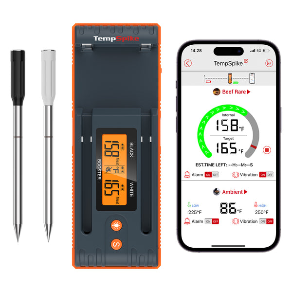 ThermoPro TempSpike TP962W Dual Probe Wireless Meat Thermometer with 500 ft. Remote Range