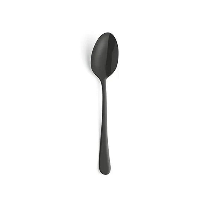 Tableware Cutlery 7.75" Amefa Diplomat Vintage Black PVD Dessert Spoon - 12/Case - 1202VTB000325