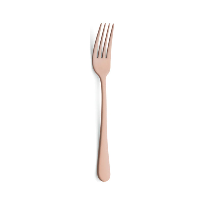 Tableware Cutlery 8" Amefa Austin Copper PVD Dinner Fork - 12/Case - 1410AEB000320