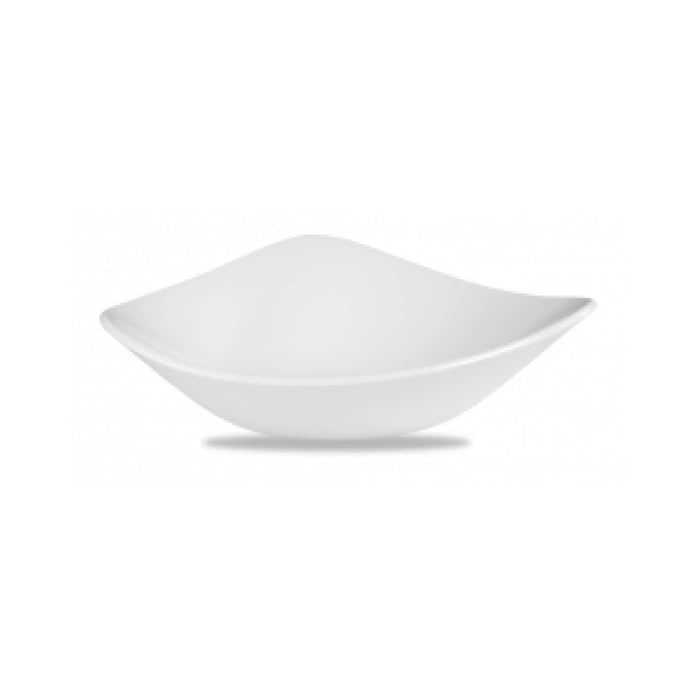 Churchill 13 Oz. Super Vitrified Lotus Triangle Bowl - 12/Case - WH TRB71