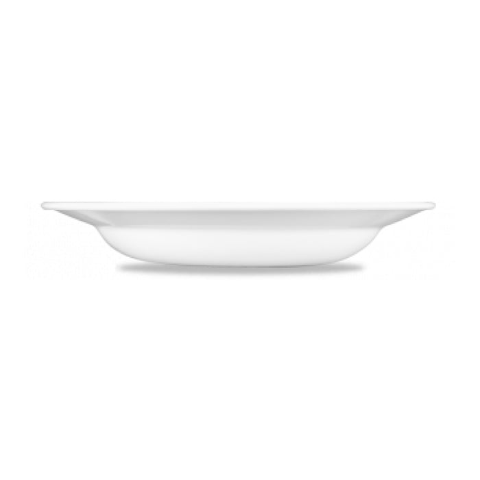 Churchill 12.1" Super Vitrified Profile Pasta Plate - 12/Case - WH VPPB1