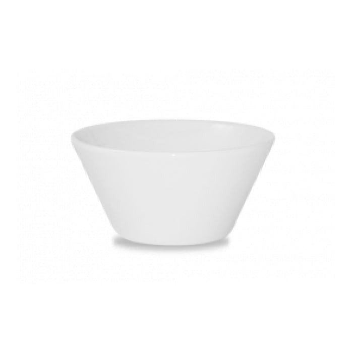 Churchill 10 Oz. Super Vitrified White Zest Snack Bowl - 12/Case - WH ZE101