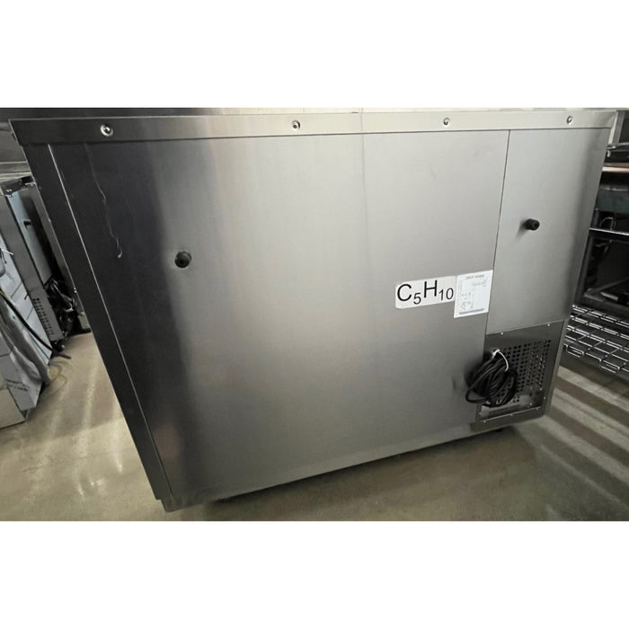 (USED) Atosa MBB48G 48" Glass 2-Door Back Bar Cooler - 12.9 Cu. Ft.