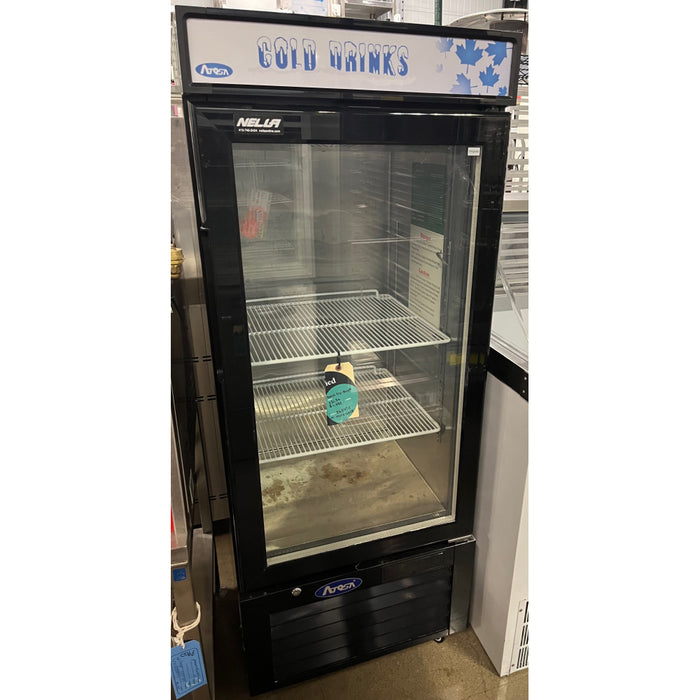 (USED) Atosa MCF8726 24" Bottom Mount Glass Door Refrigerated Merchandiser - 8.3 Cu. Ft.