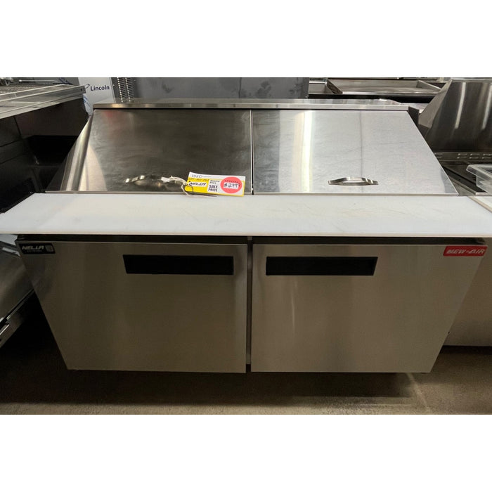 (USED) New Air NPT-060-MSA 60" 2-Door Mega Top Salad/Sandwich Prep Table