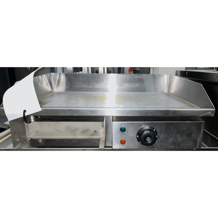 (USED) Nella 22" Stainless Steel Electric Smooth Surface Griddle - 220V / 3 kW - 34869