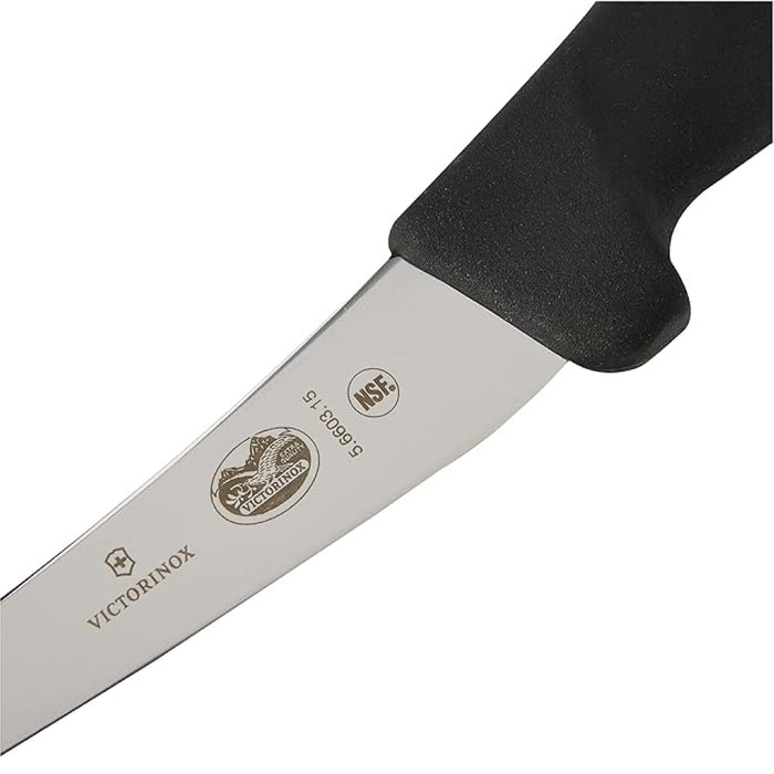 Victorinox 6" Fibrox Semi-Stiff Narrow Boning Knife - 5.6603.15