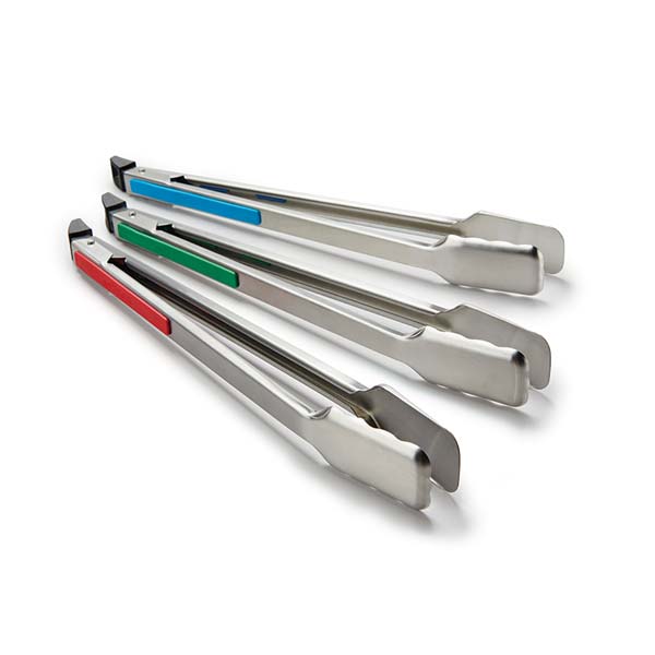 Broil King 3 Pack Colour-Coded Grilling Tongs - 64312