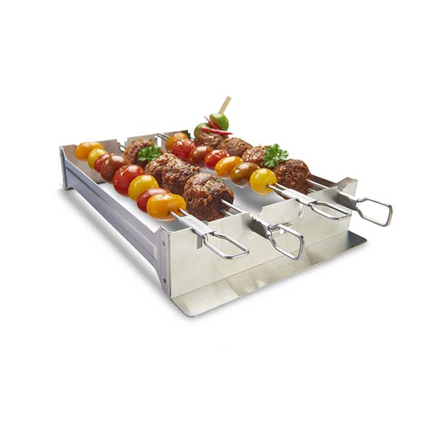 Broil King 69138 Stainless Steel Narrow Kebab Rack