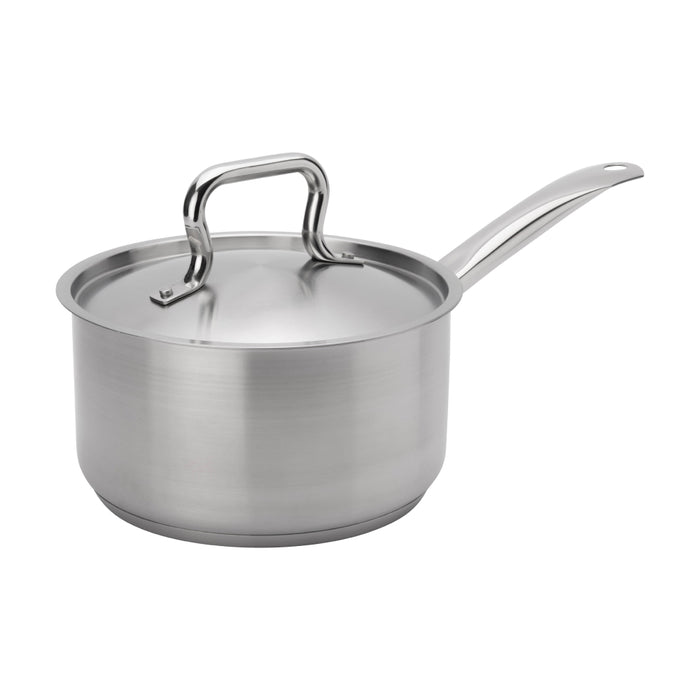 Browne 2 Qt. Elements Stainless Steel Sauce Pan - 5734032