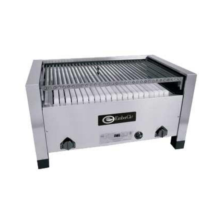 EmberGlo 31NC 26" Countertop Radiant Natural Gas Charbroiler - 60,400 BTU