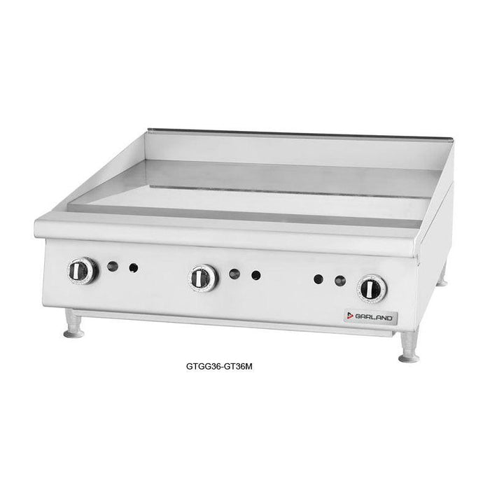 Garland GTGG48-GT48M 48" Heavy-Duty Countertop Gas Griddle with Thermostatic Control - 112,000 BTU - Nella Online