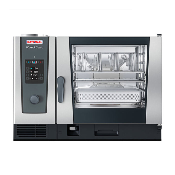 Rational iCombi Classic 6-Full Size Pan Electric Combi Oven with Manual Controls - 208-240V/3 Ph