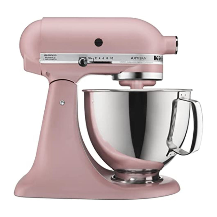 KitchenAid 5 Matte Dried Rose Qt. Artisan Tilt Head Countertop Stand Mixer - KSM150PSDR