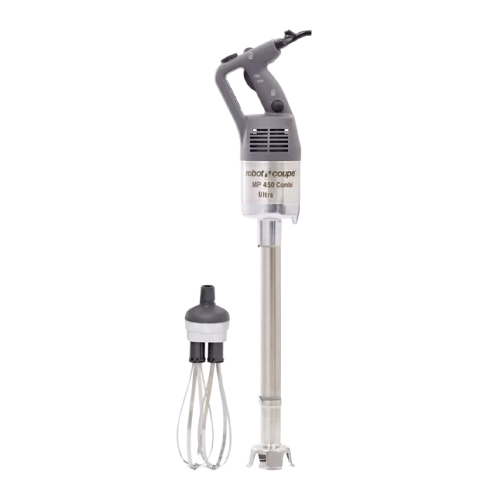 Robot Coupe MP450COMBI Commercial Power Mixer Hand Held 18 Stainless Steel  Shaft & 10 Whisk