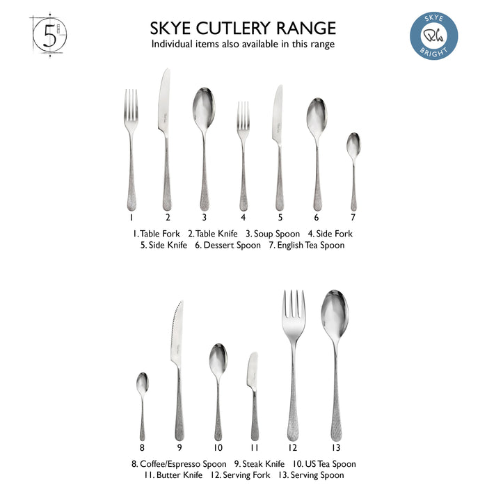 Robert Welch Skye 7.87" Dinner Fork - 12/Case - 6029SX021