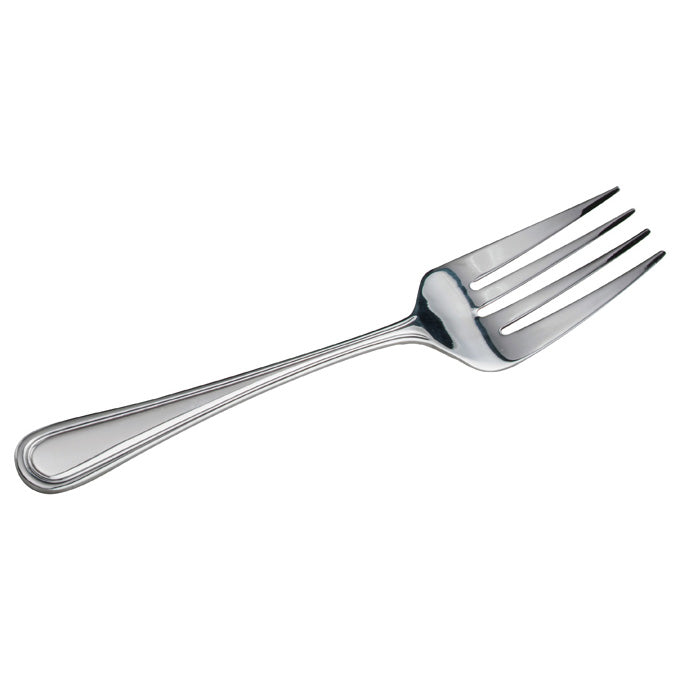 Winco 0030-22 9" 18/8 Extra Heavy Stainless Steel Shangarila Cold Meat Fork - 12/Case